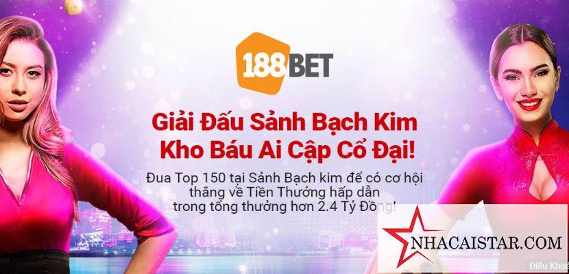 Nhà cái 188bet cung cấp rất nhiều trò chơi trực tuyến và một số khuyến mãi hấp dẫn. Show Kho Báu Ai Cập Cổ Đại là show mới được rất nhiều anh em yêu thích. Để hiểu rõ hơn về chương trình khuyến mãi này, hãy theo dõi https://bongdasao.com để có những bài viết với nhiều thông tin hữu ích. Quảng cáo kho báu Ai Cập cổ đại Giải Đấu Tiền Sảnh Bạch Kim 188bet có các kho báu Ai Cập cổ đại. Việc tham gia chương trình yêu cầu người chơi đặt cược tối thiểu tại sảnh Bạch Kim. Điều này không bao gồm cược phụ và cung cấp các khoản thanh toán 1: 1 hàng tuần. Chương trình cũng dành cho tất cả các thành viên trong gia đình chơi VND. Đây là một cơ hội tuyệt vời để được giảm giá lớn như vậy. Người chơi có thể giành được các giải thưởng trị giá hàng tỷ đồng. Người chiến thắng được xác định dựa trên số điểm cao nhất vào cuối mỗi tuần khuyến mại. Thông tin chi tiết về khuyến mãi Nhà cái 188bet